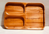 Wood serving tray